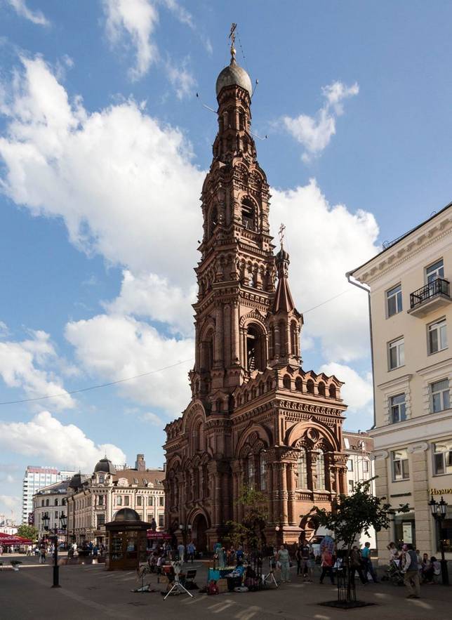 Фотография колокольни Богоявленского собора в Казани