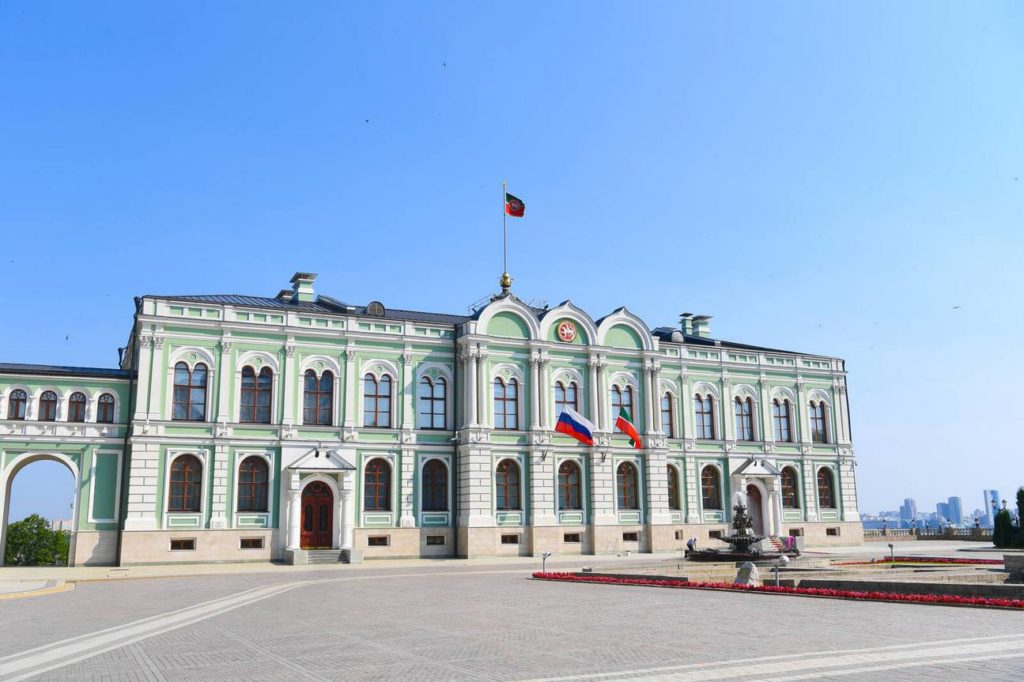 Фотография президентского дворца в Казани