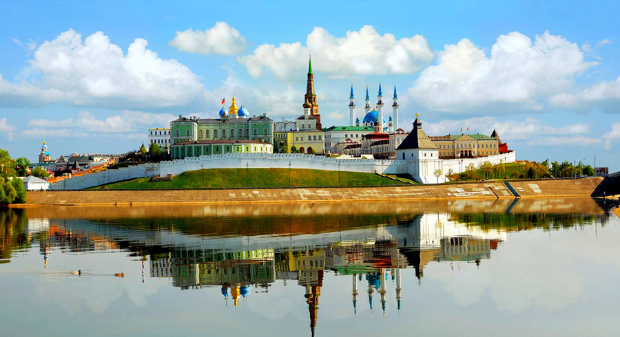 Вид Казанского кремля